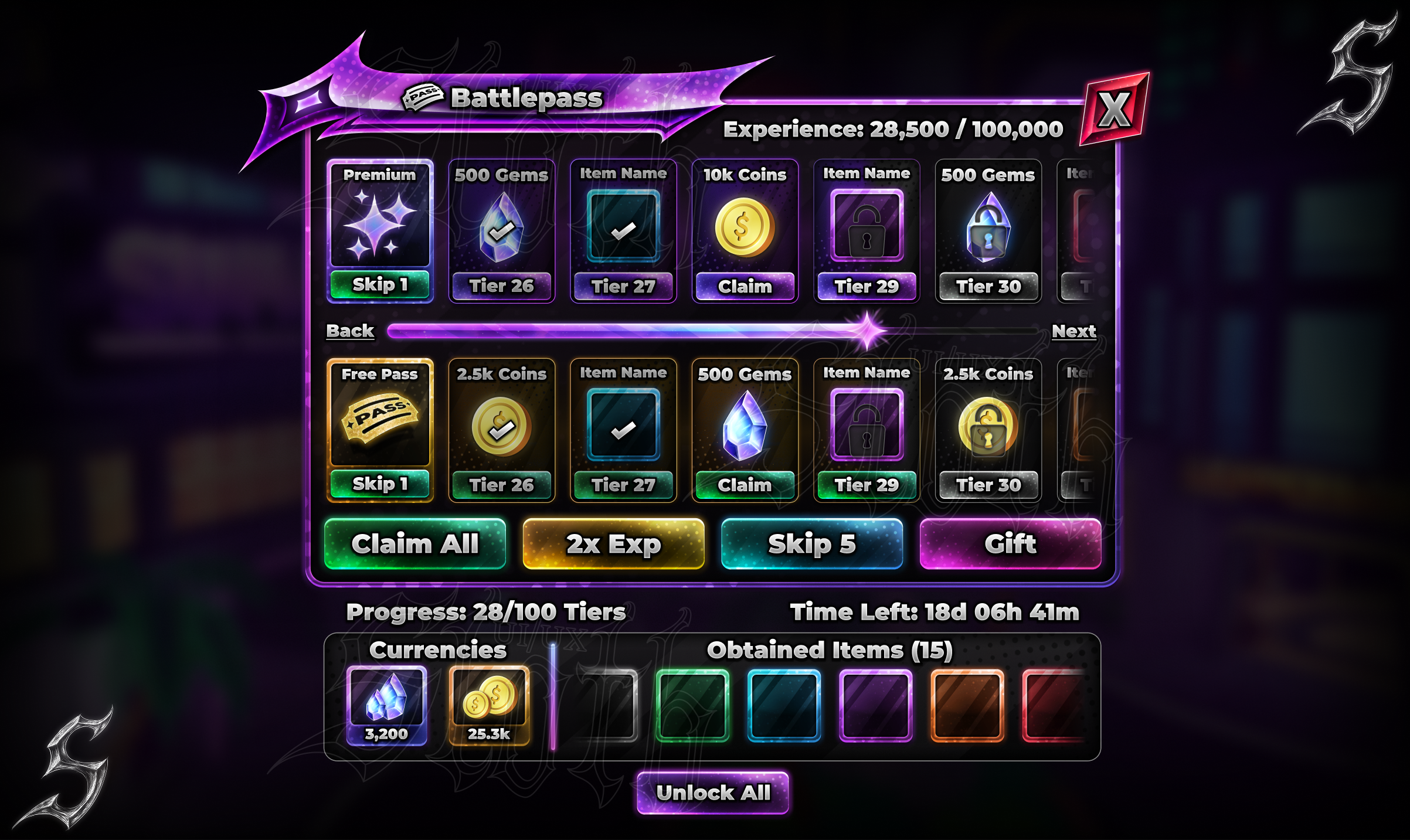 Anime Style BattlePass